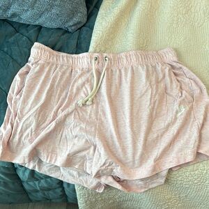 Pink Cotton blend Nike Shorts
